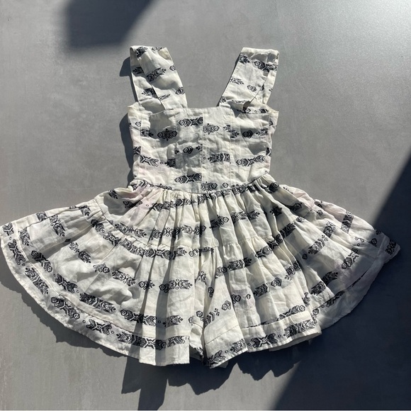 Rare Vanessa Mooney Elizabeth Jacquard Printed Cotton Button Down Dress NWT - Picture 3 of 3